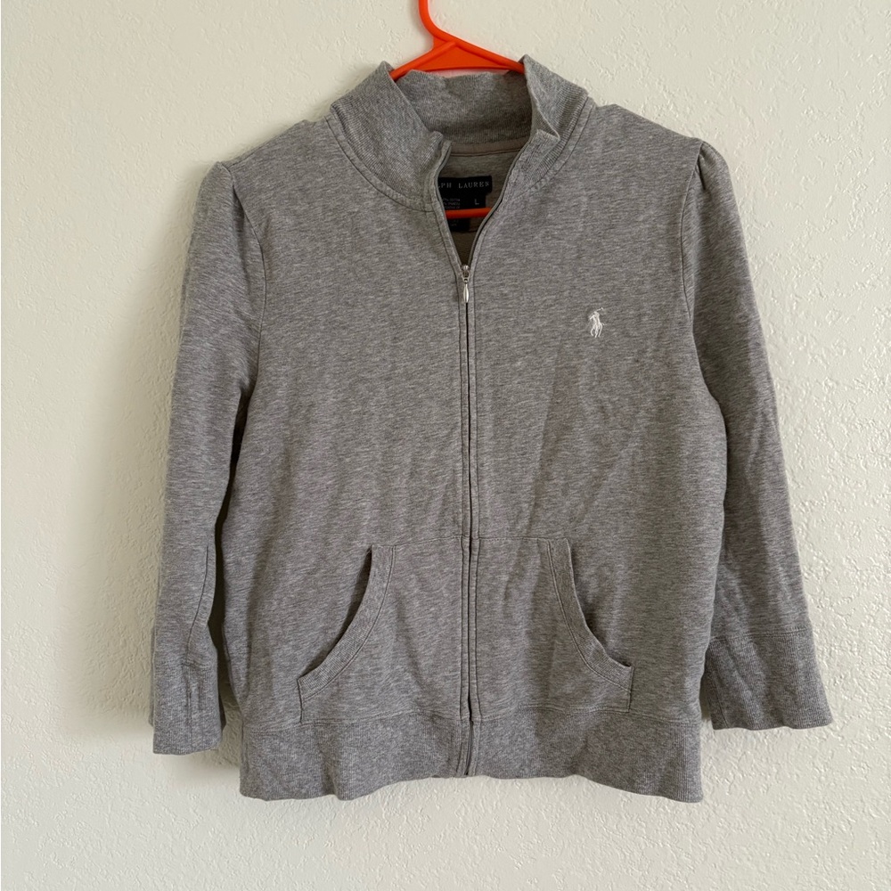 Ralph Lauren Blue Label Gray Jacket Crop
